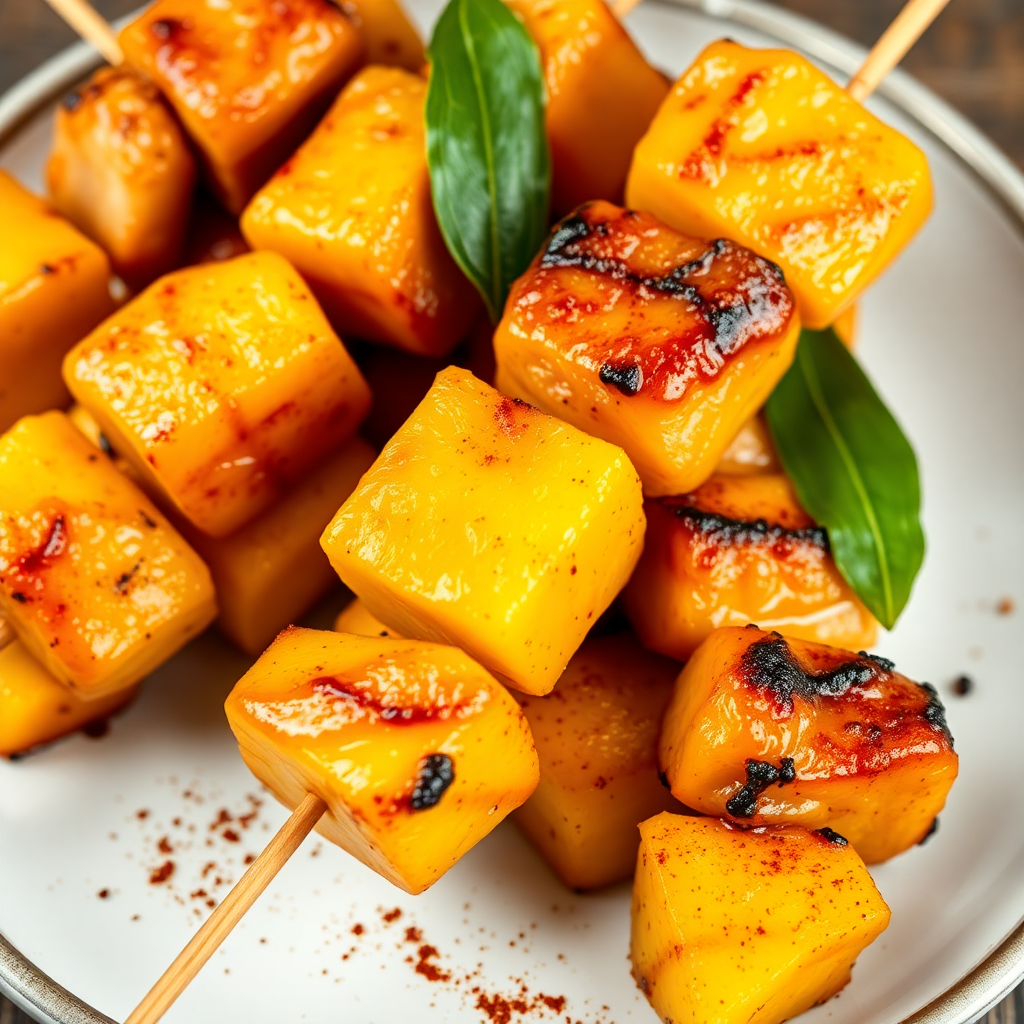 Grilled Pineapple Chicken Skewers