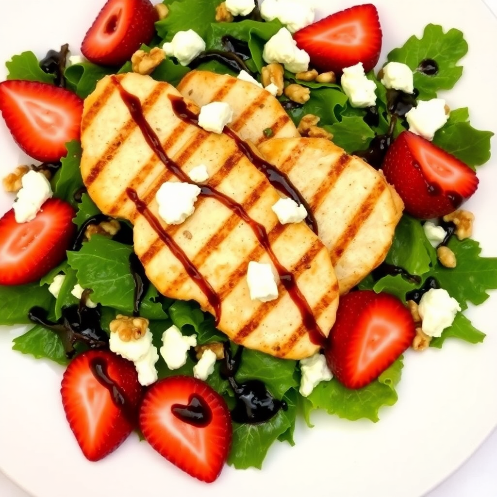 Strawberry & Goat Cheese Chicken Salad
