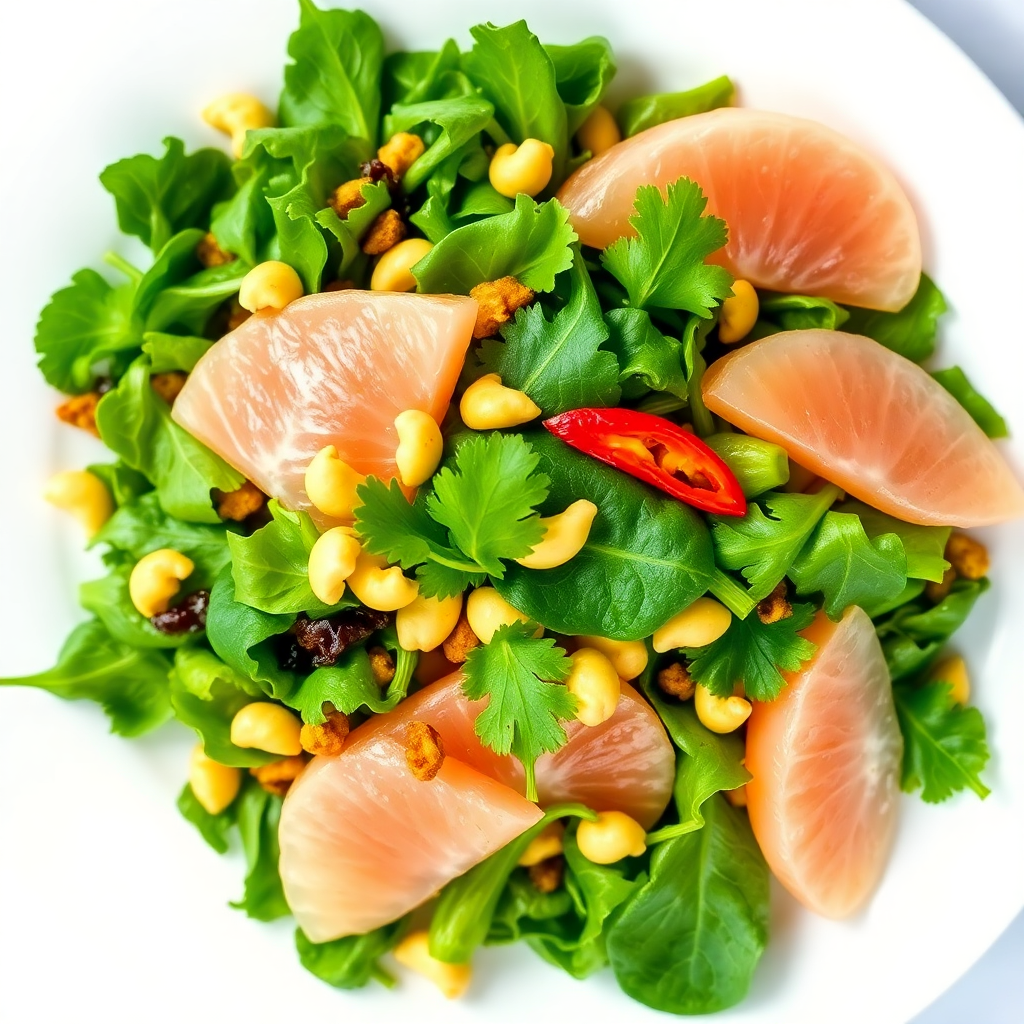 Mixed Green Pomelo Salad