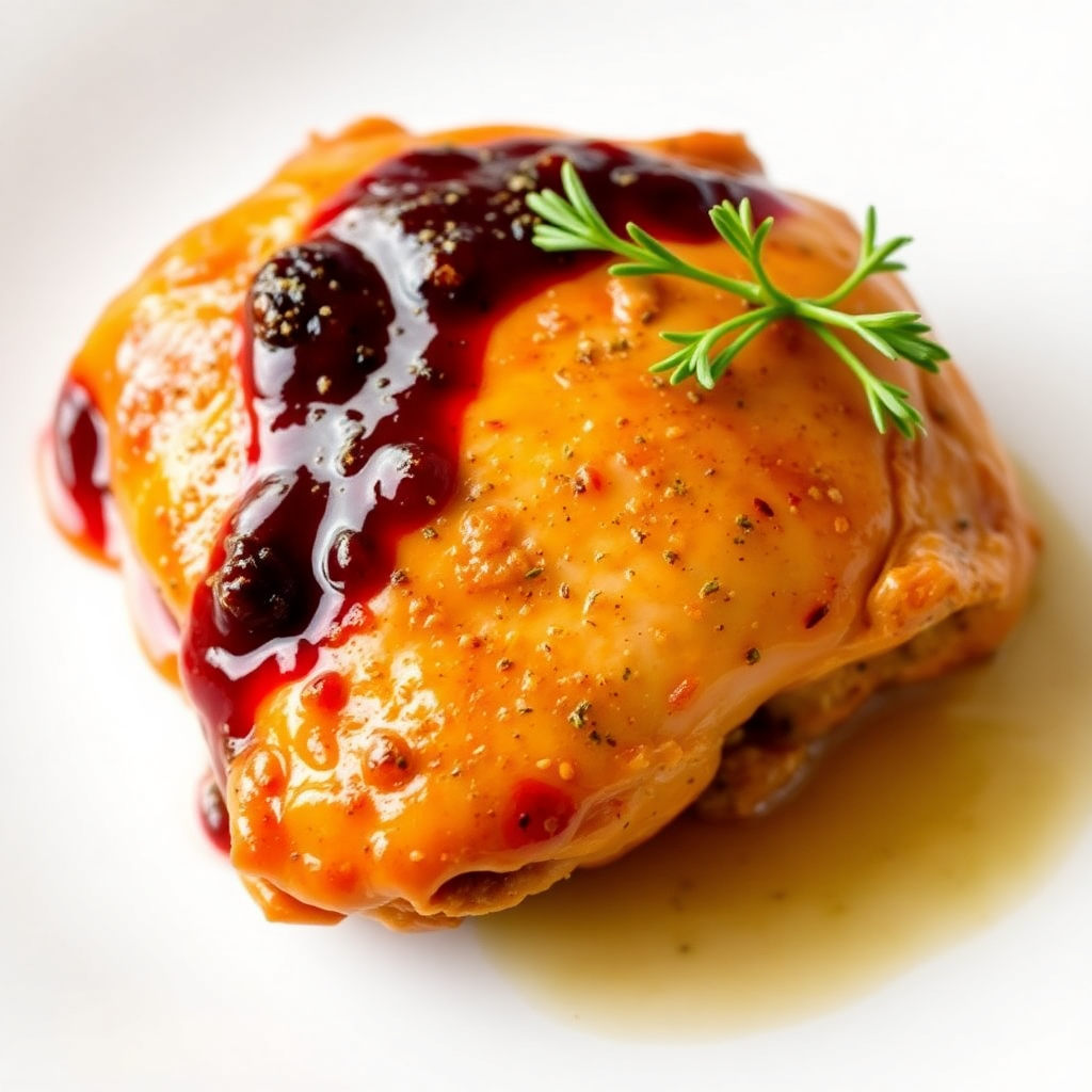 Savory Jam-Glazed Chicken Thigh