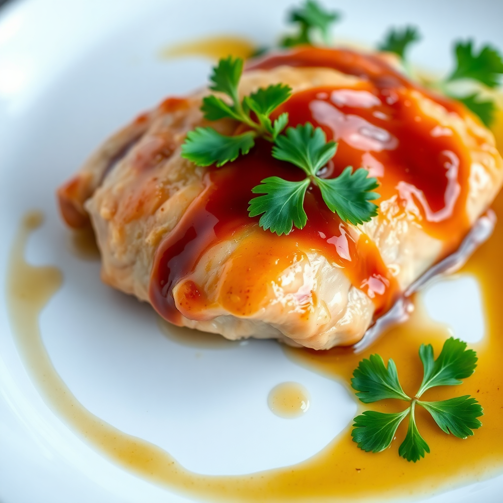 Tea-Infused Chicken with Citrus Glaze