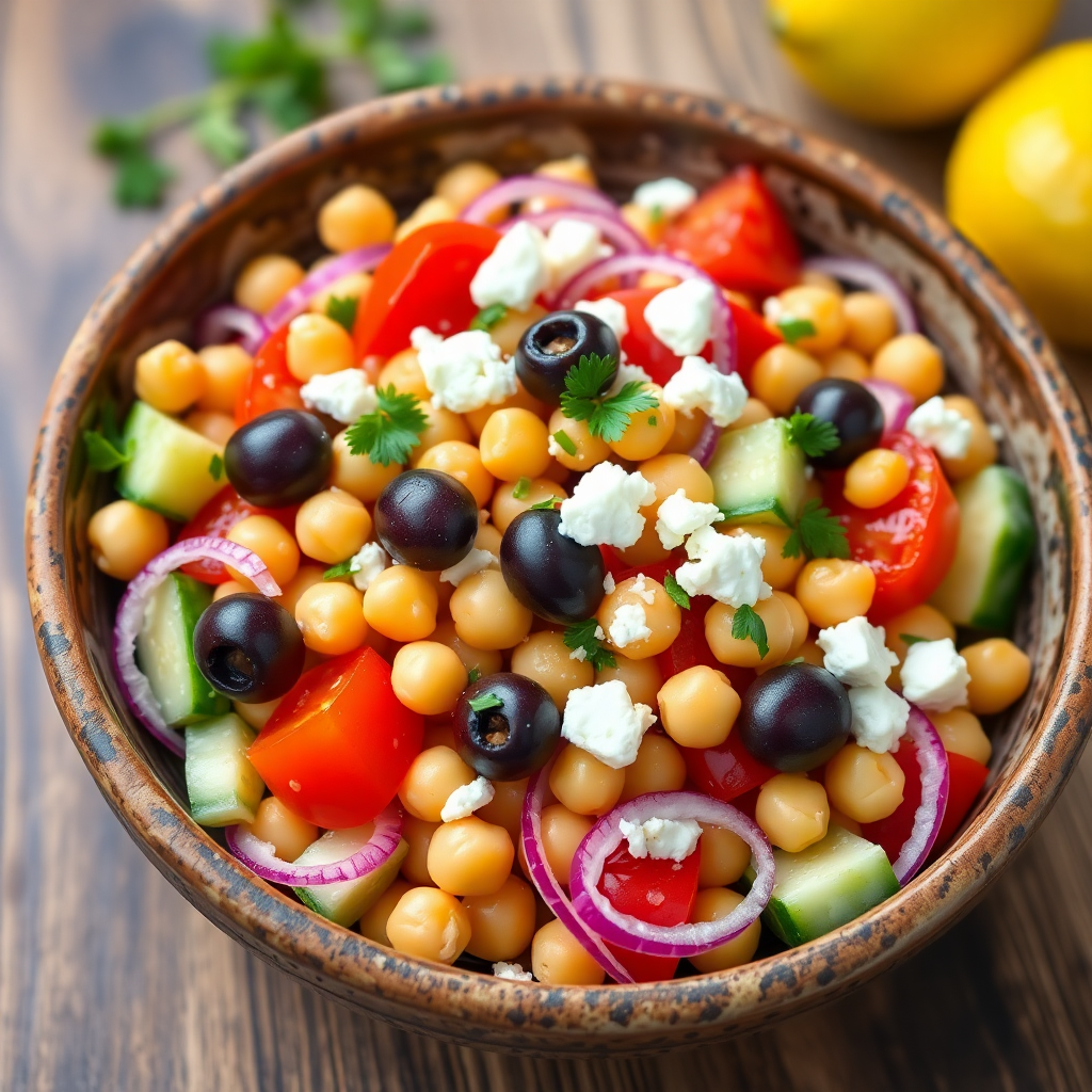 Mediterranean Chickpea Salad