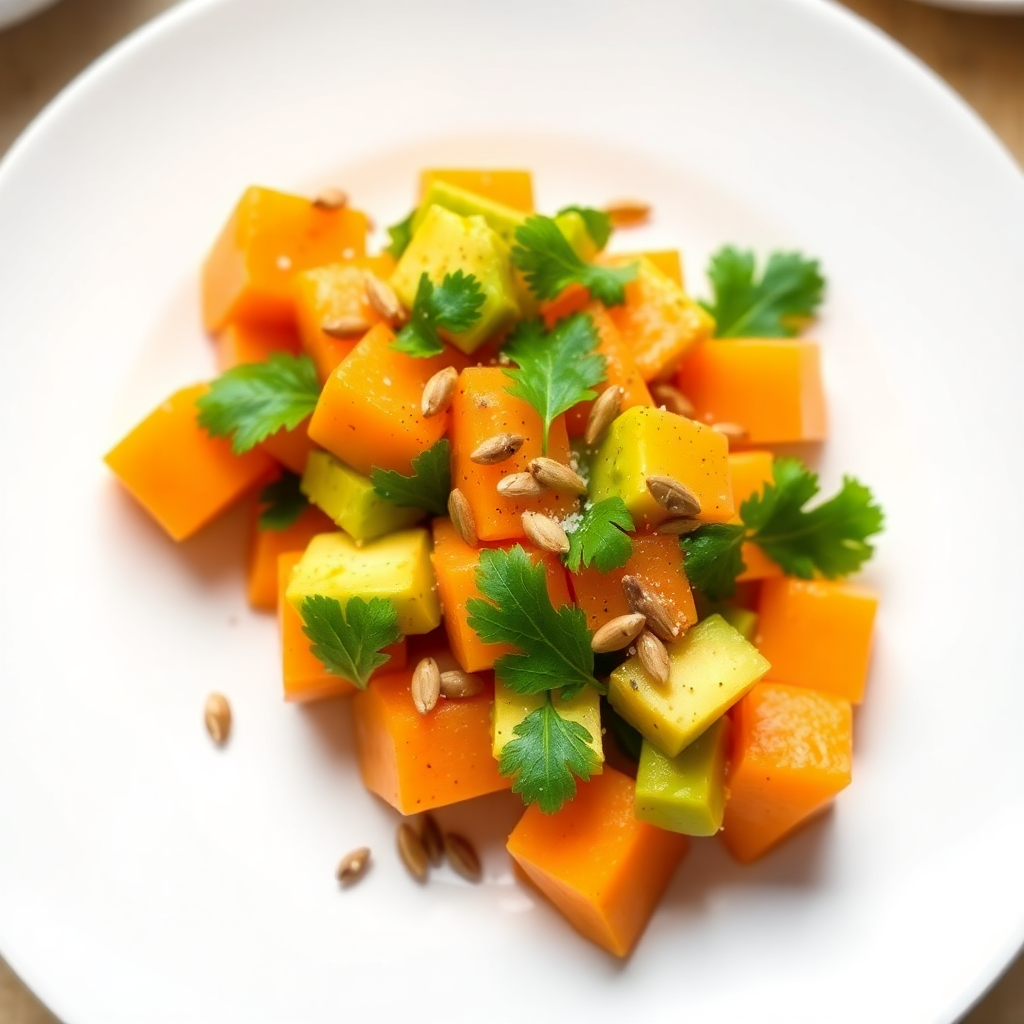 Cantaloupe & Avocado Citrus Bites