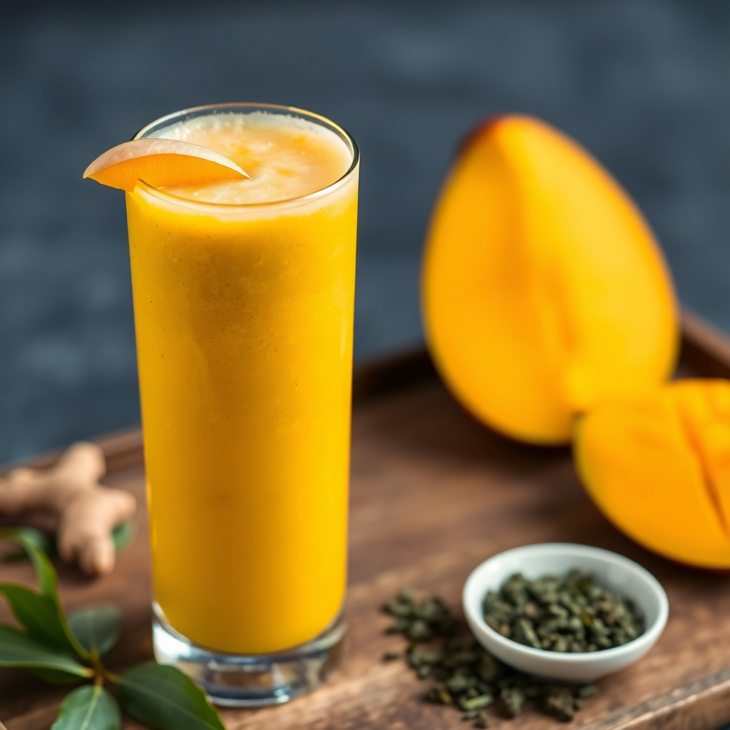 Chinese-Inspired Mango Ginger Smoothie