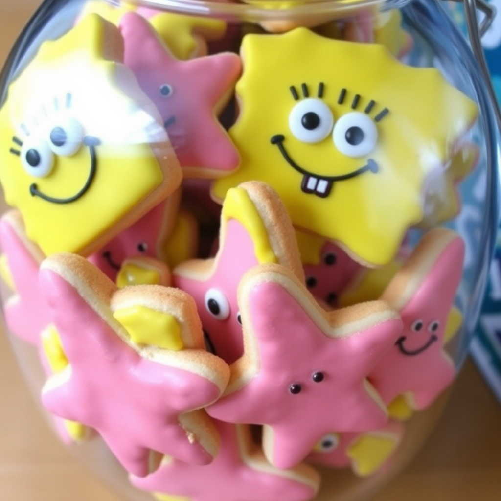 SpongeBob & Patrick Themed Cookie Jar Delight
