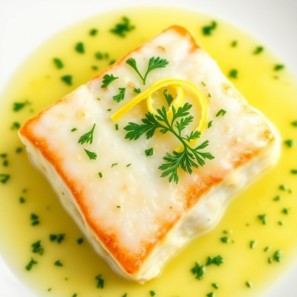 Lemon Herb Pan-Seared Cod