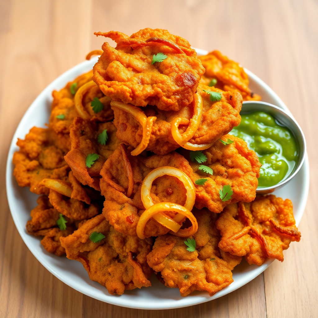 Spiced Onion Pakoras