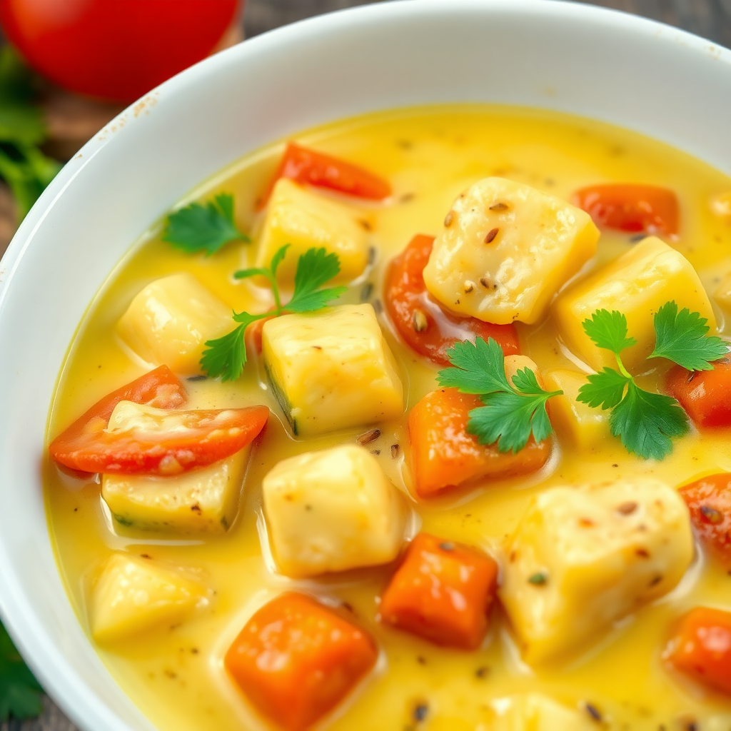 Creamy Yogurt Vegetable Curry