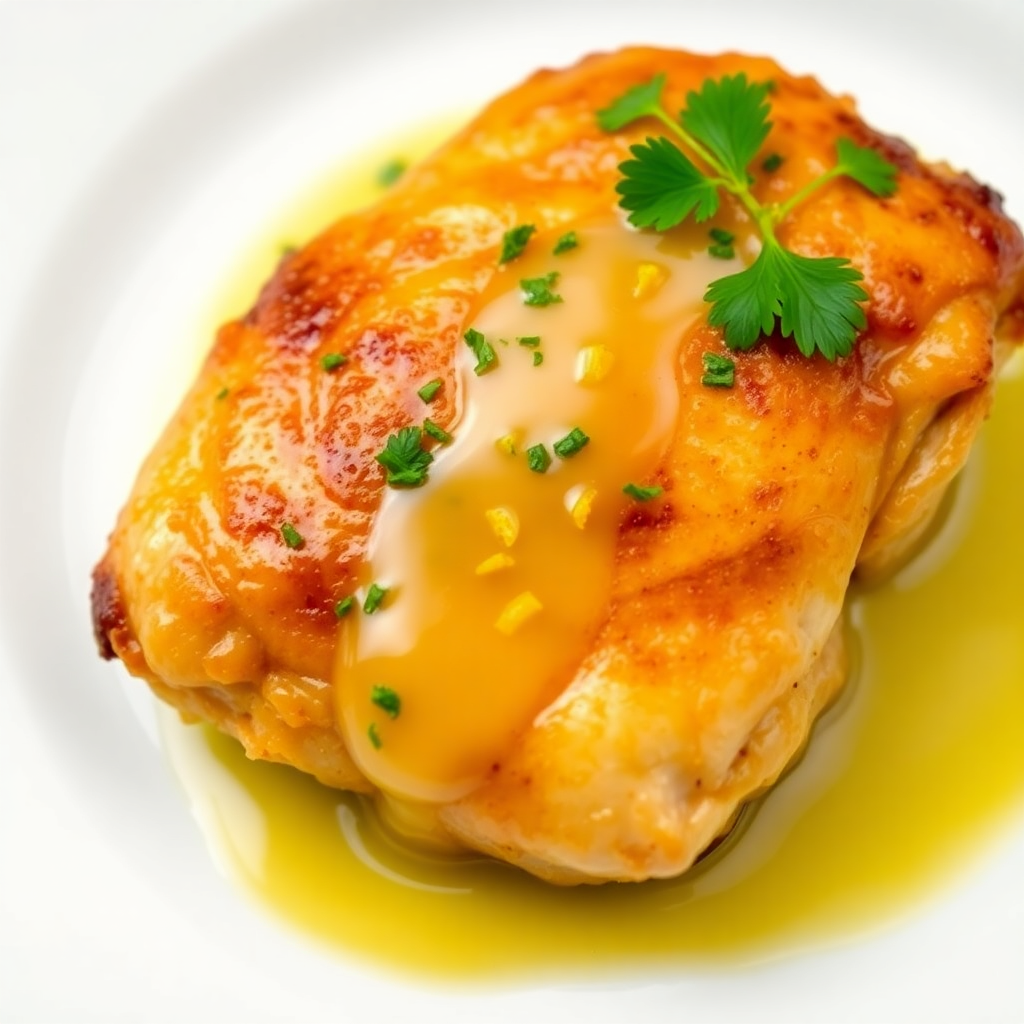 Garlic Butter Lemon Chicken Thigh