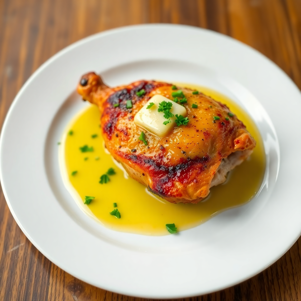 Garlic Butter Lemon Chicken Thigh