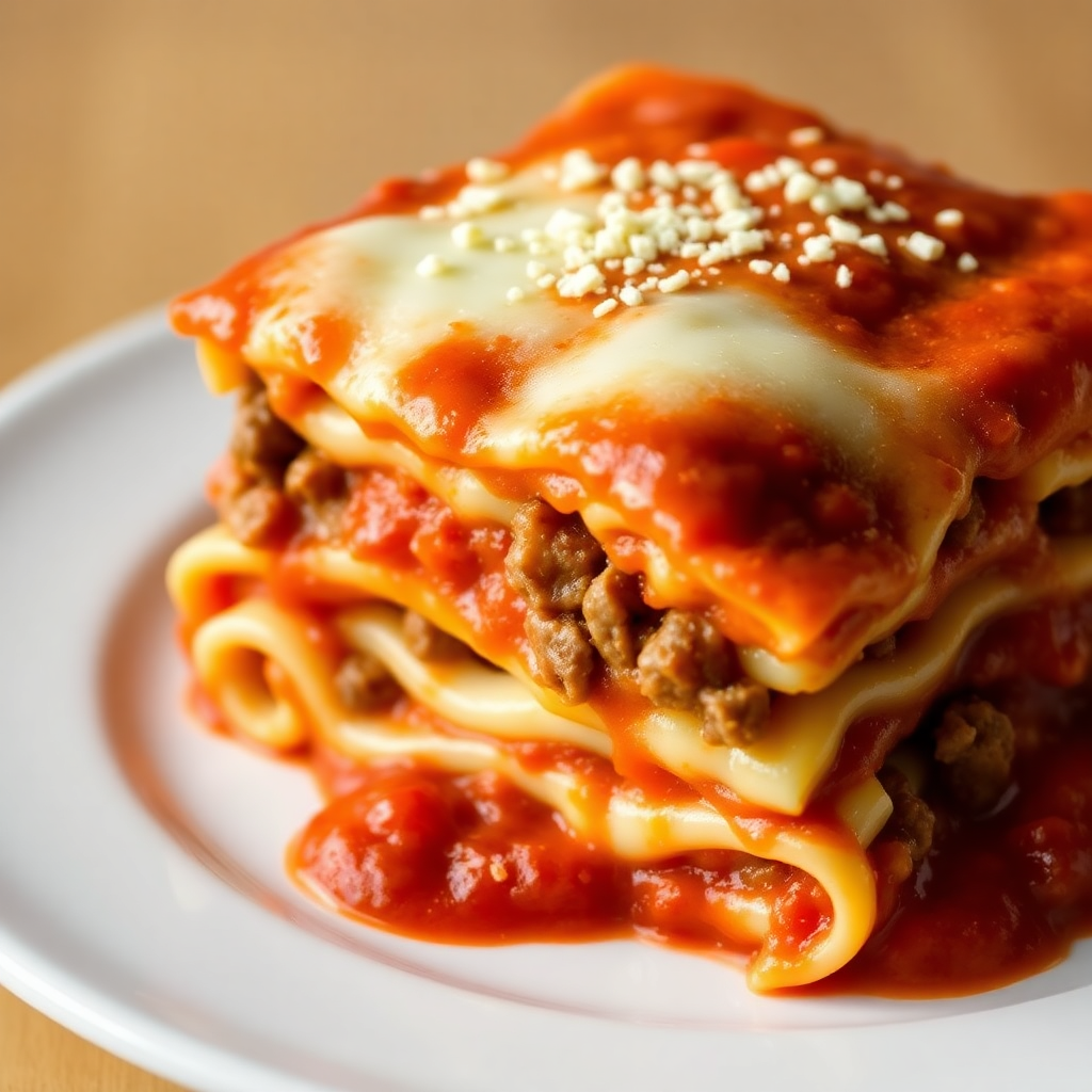 Classic Sausage Ricotta Lasagna