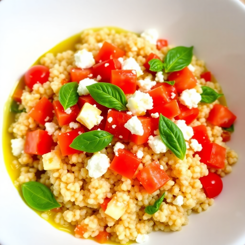 Tomato Basil Quinoa Bowl