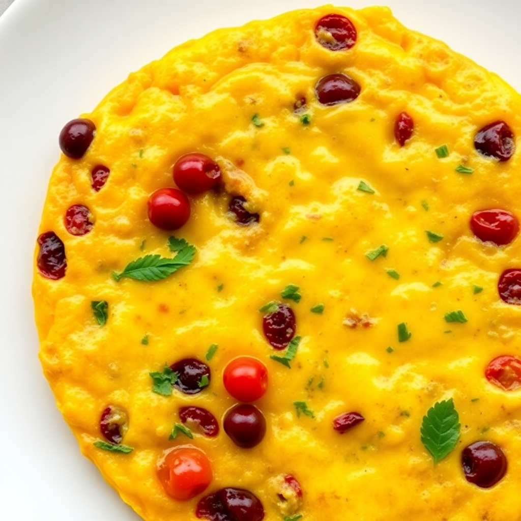 Herb and Barberry Egg Frittata