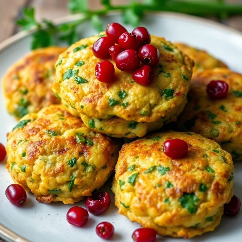 Koofteh Sabzi (Persian Herb Fritters)