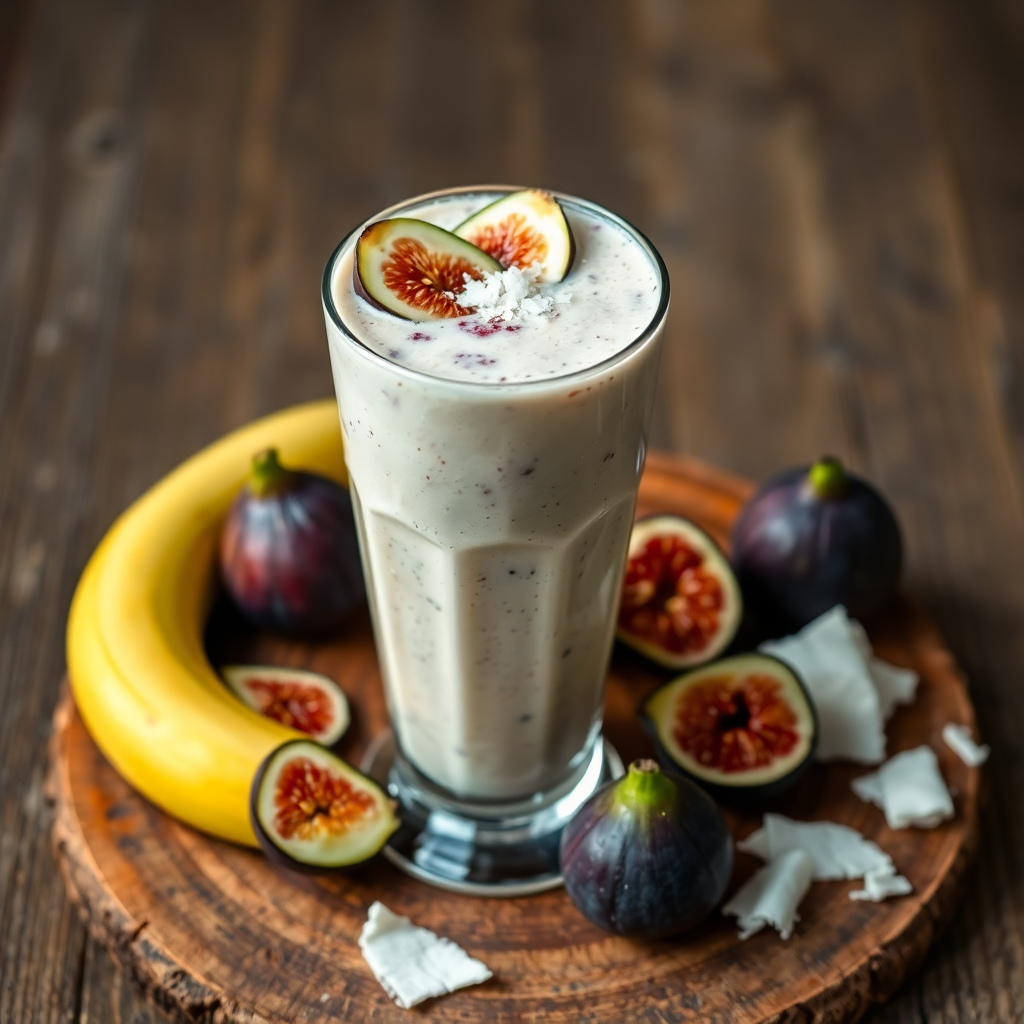 Tropical Fig & Banana Smoothie