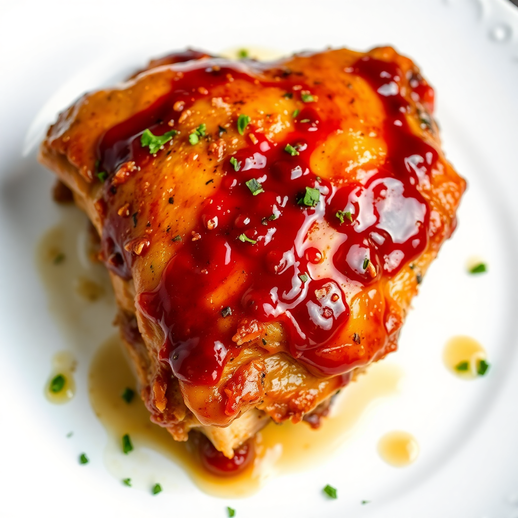Tangy Ketchup Glazed Chicken Thigh
