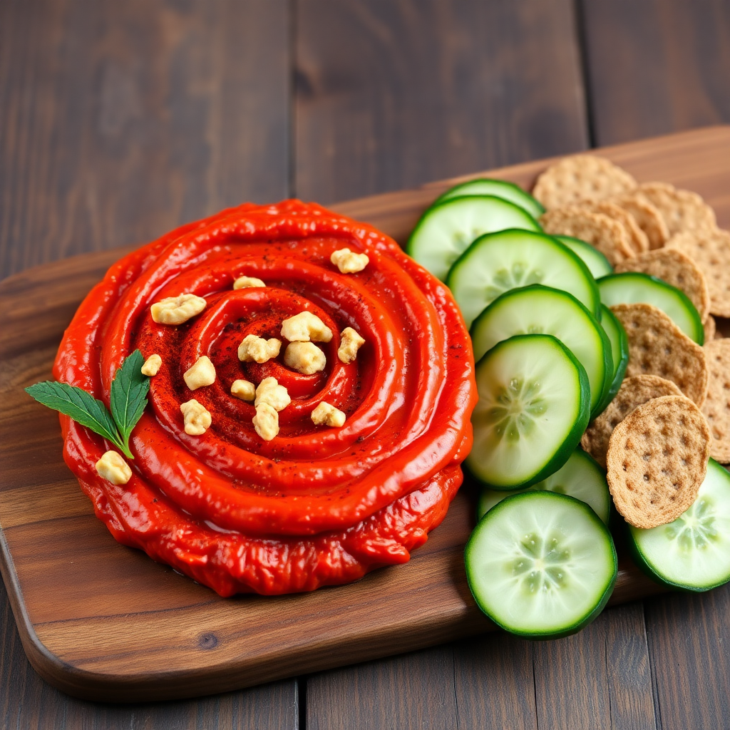 Roasted Red Pepper and Walnut Ajvar