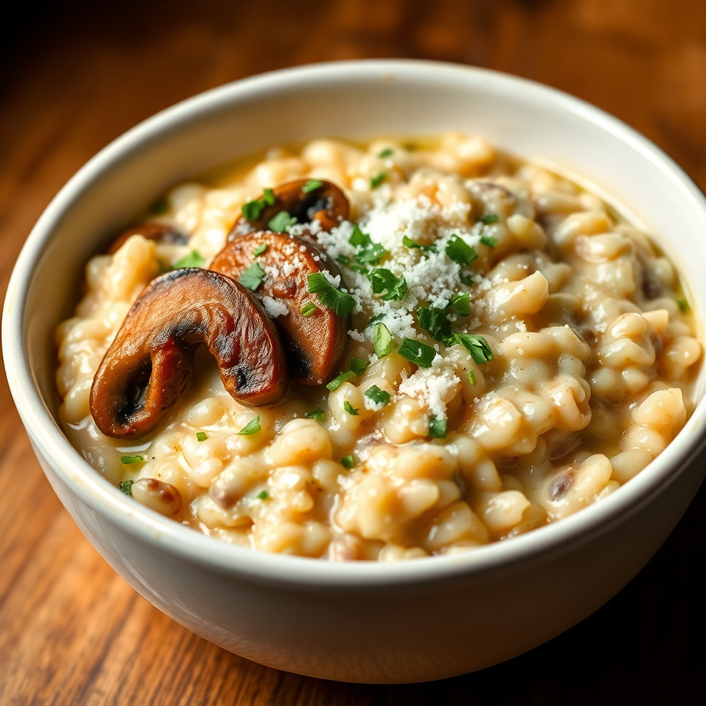 Creamy Mushroom Risotto