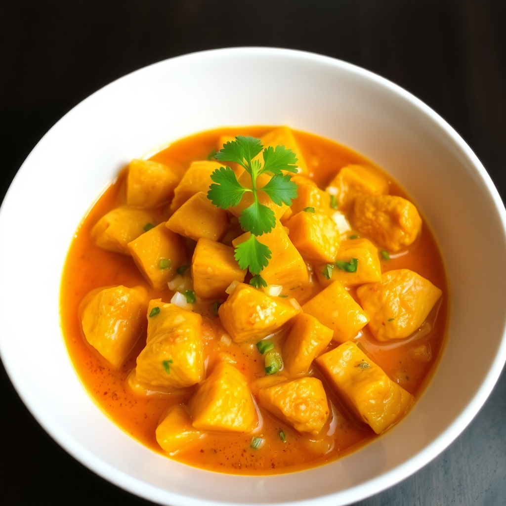 Simple Chicken Curry Bowl