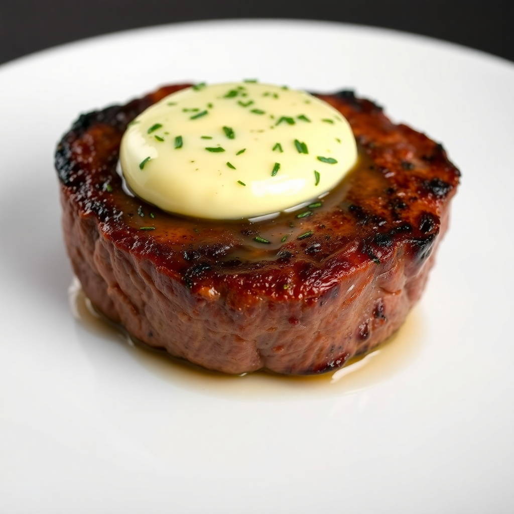 Pan-Seared Beef Tenderloin with Garlic Herb Butter