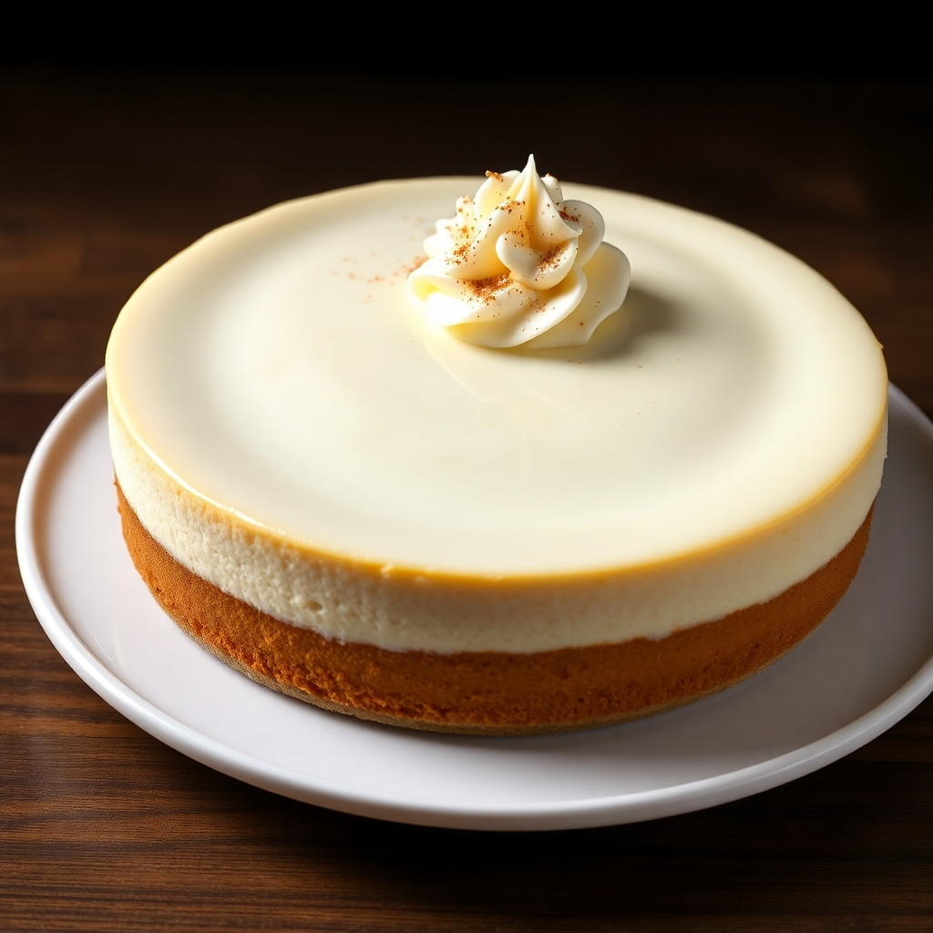 Coquito Cheesecake with Coconut Cream and Nilla Wafers