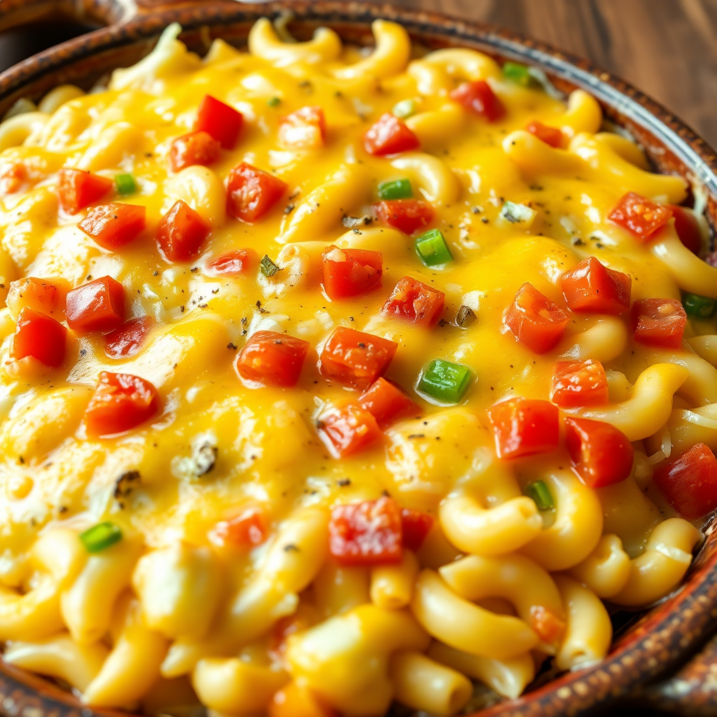 Hearty Macaroni Vegetable Bake