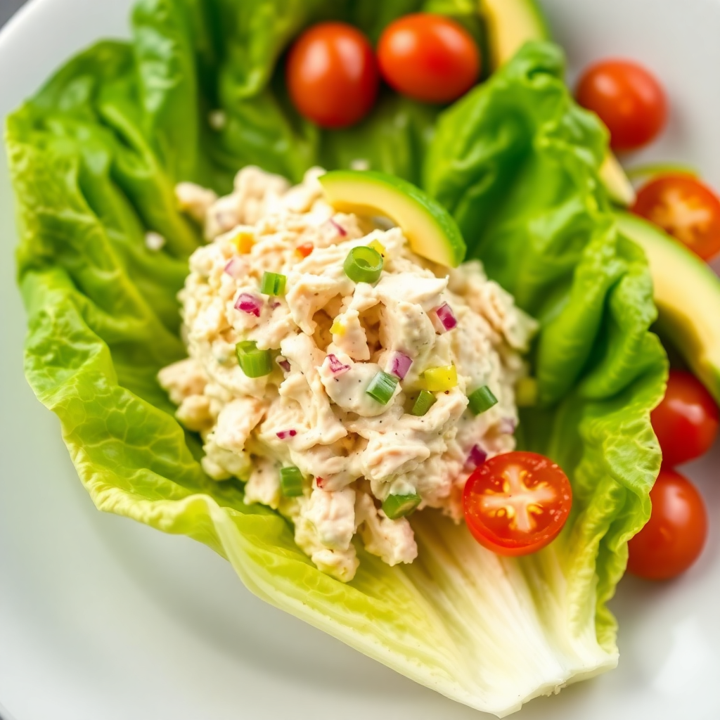 Lettuce Wrap Chicken Salad