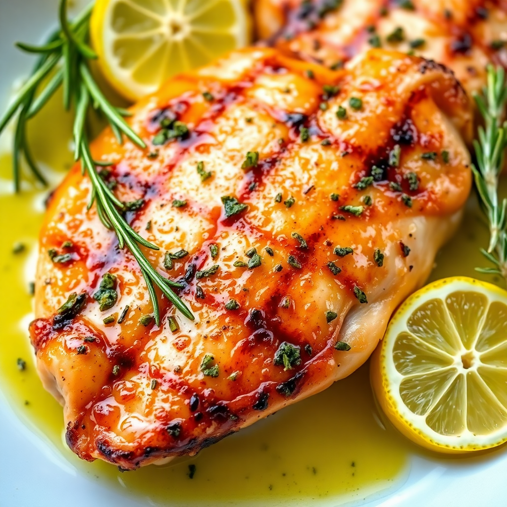 Grilled Lemon Herb Chicken