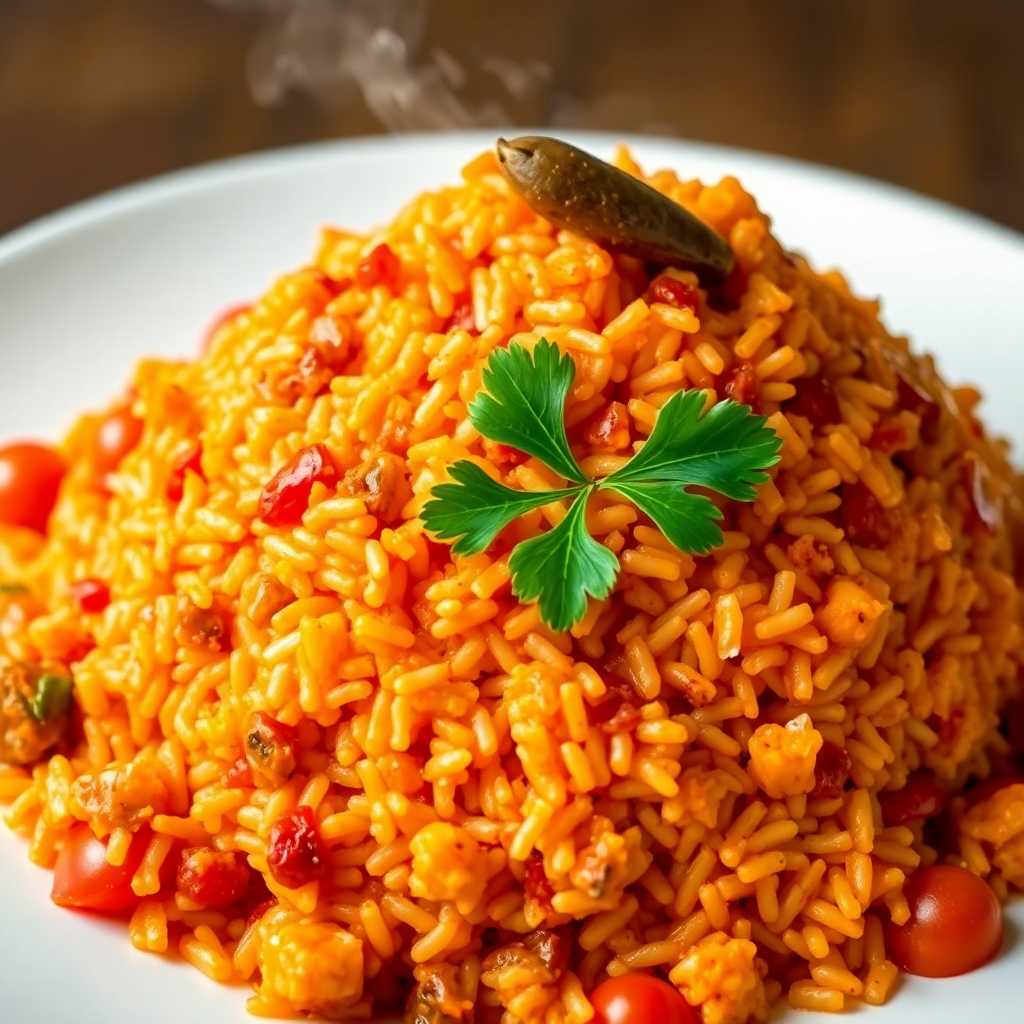 Best Ever Nigerian Jollof Rice for 15