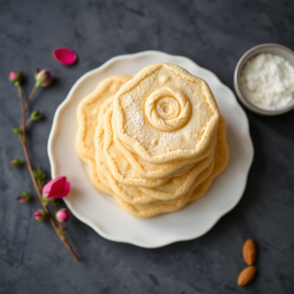 Sugar-Free Rose Cookies