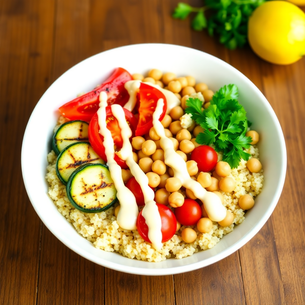 Quinoa and Grilled Vegetable Power Bowl