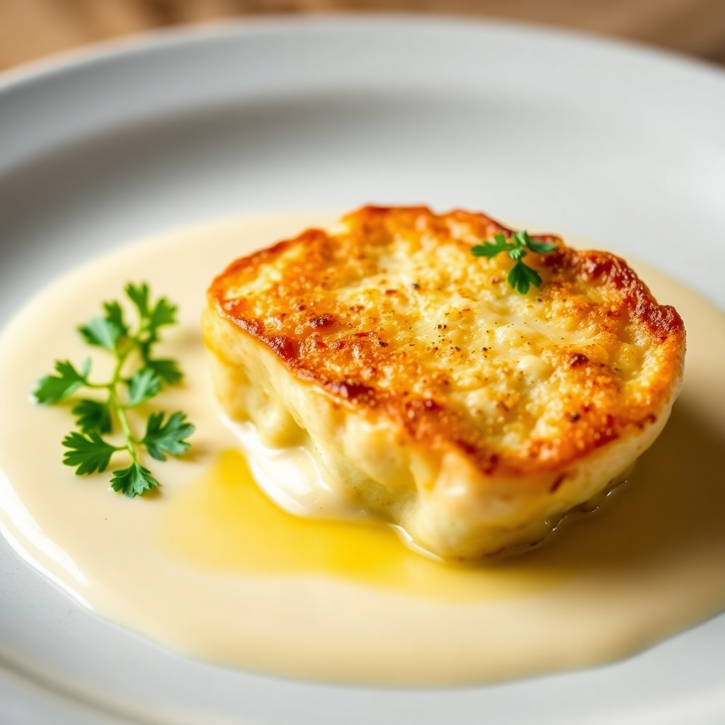 Pan-Seared Sweetbreads with Ajo Blanco Sauce