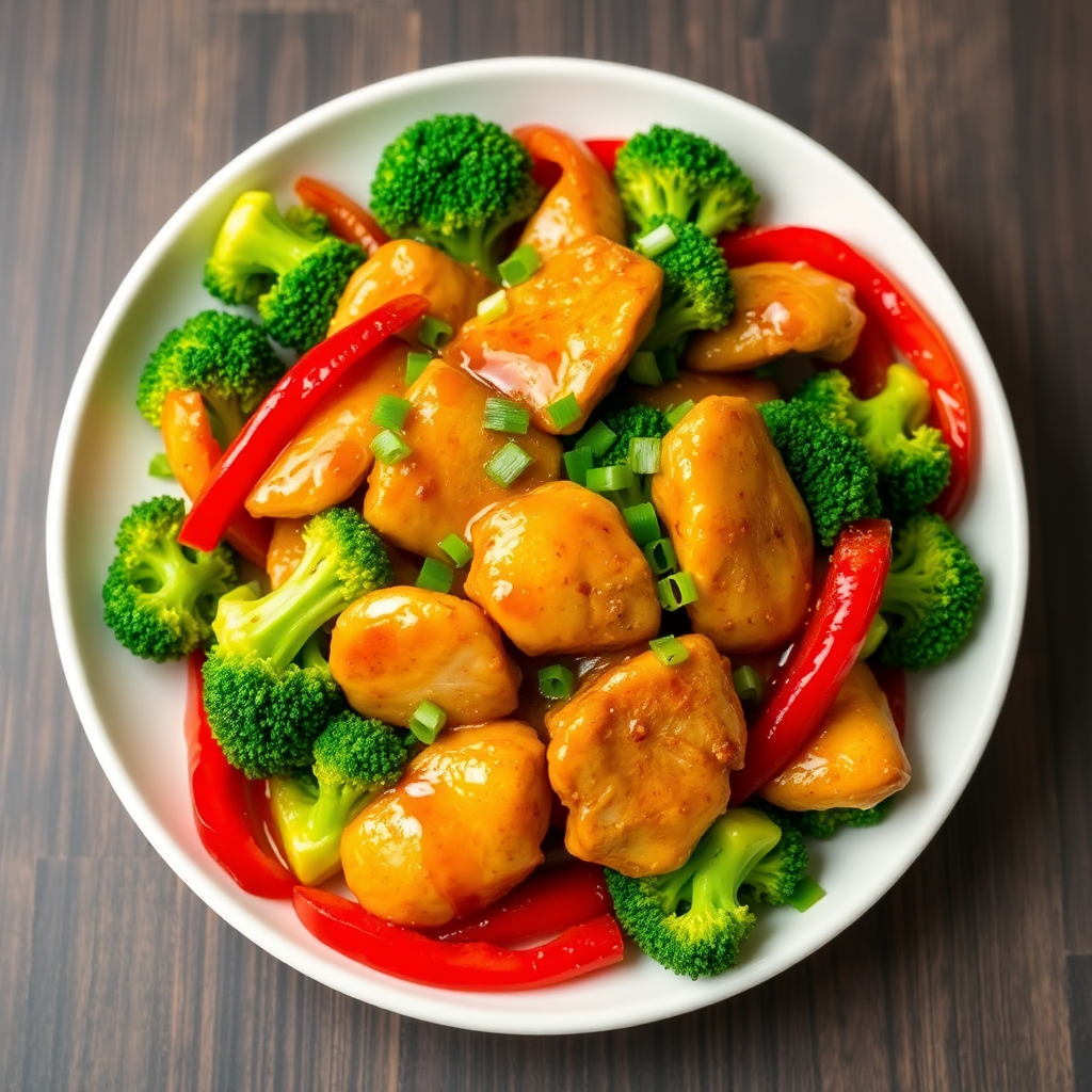 Ginger Honey Garlic Chicken Stir-Fry