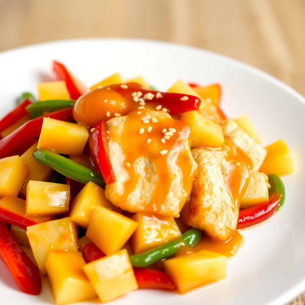Sweet and Tangy Pineapple Chicken Stir-Fry
