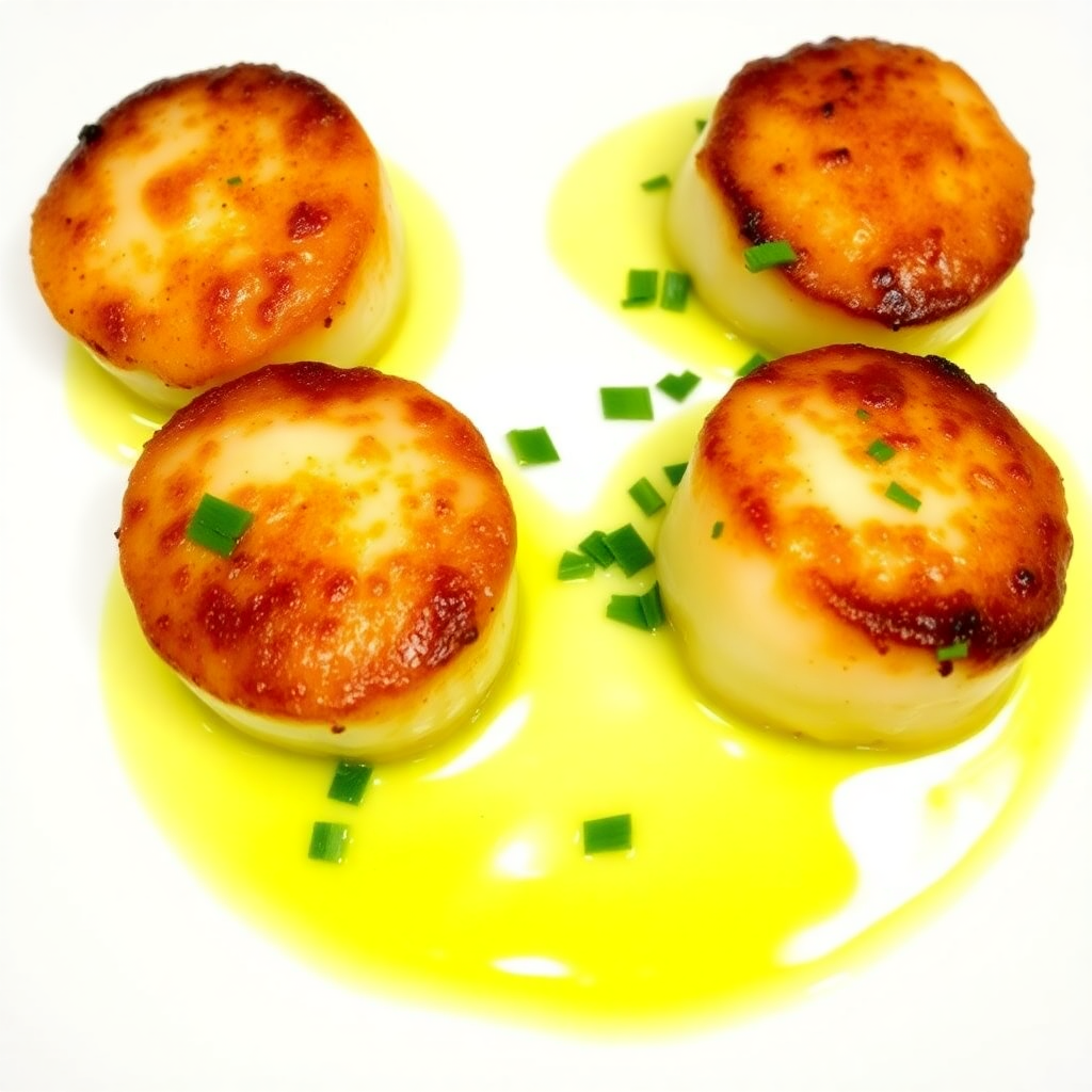Seared Scallops with Lemon Garlic Butter