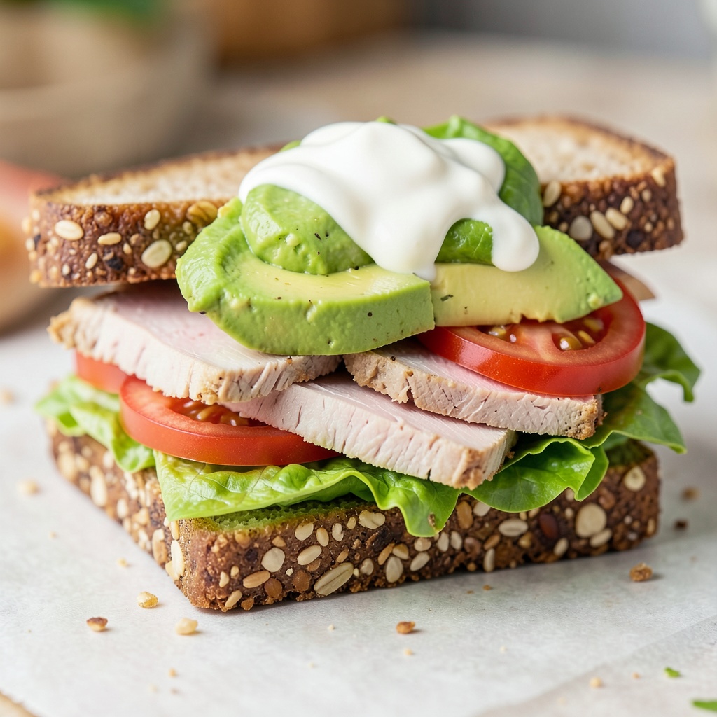 Classic Turkey and Avocado Sandwich