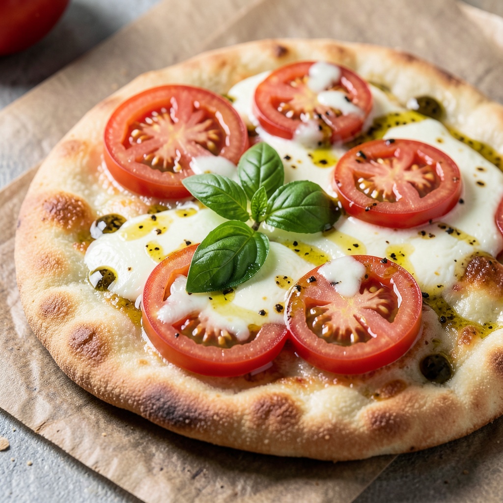 Spicy Margherita Flatbread