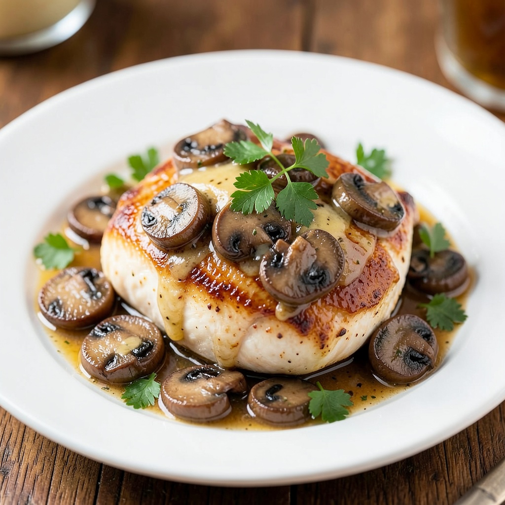 Garlic Butter Mushroom Chicken