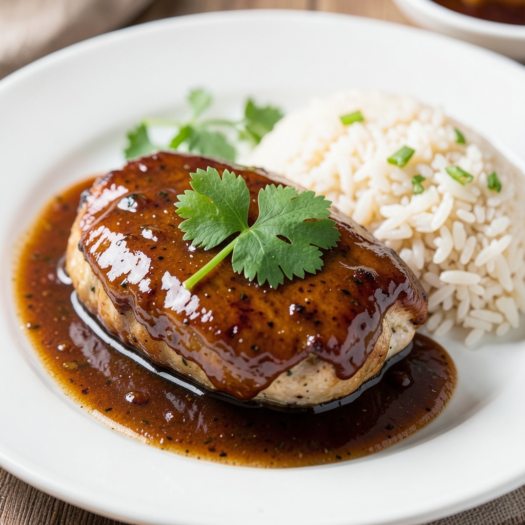 Tea-Infused Chicken with Jasmine Rice