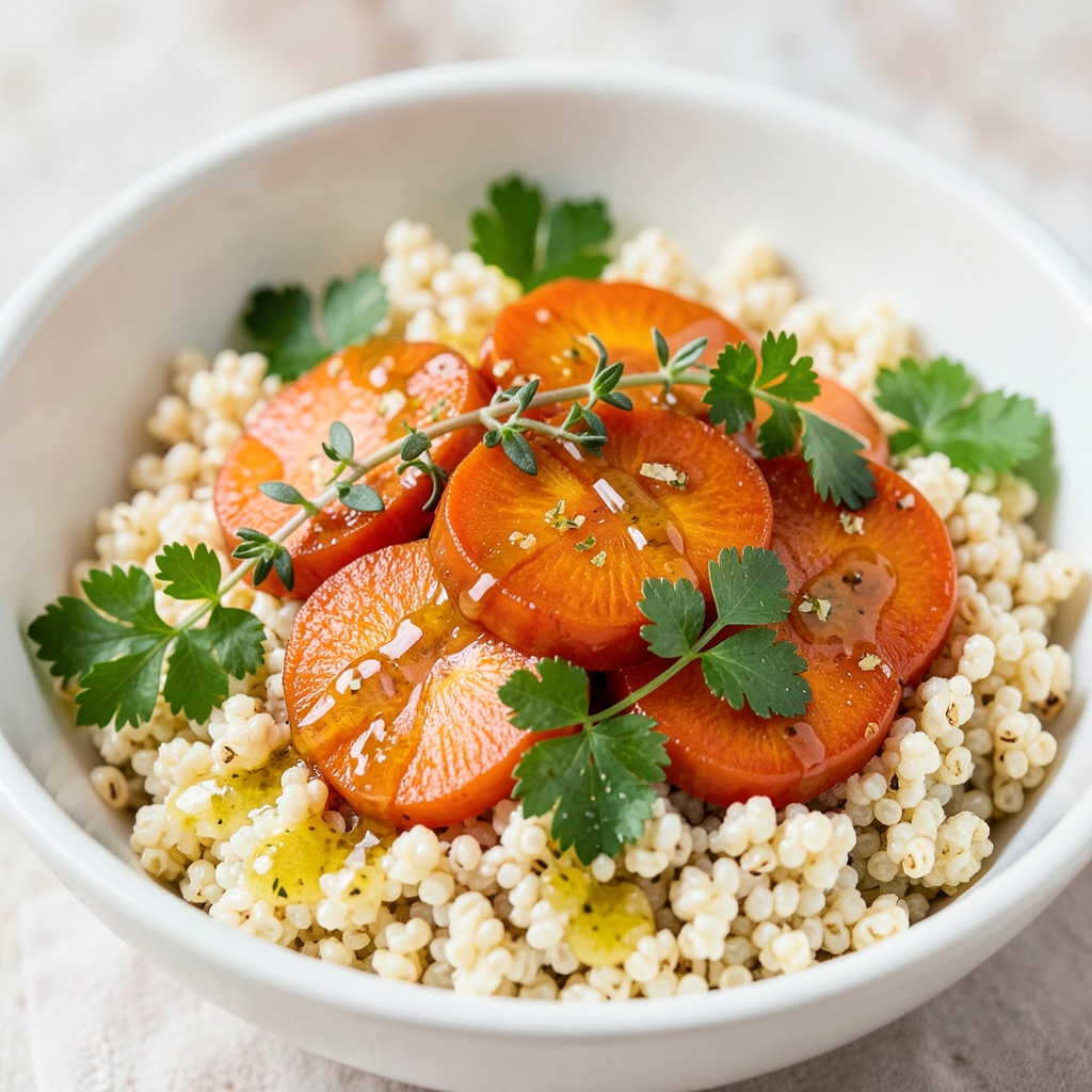 Honey Glazed Carrot & Quinoa Bowl