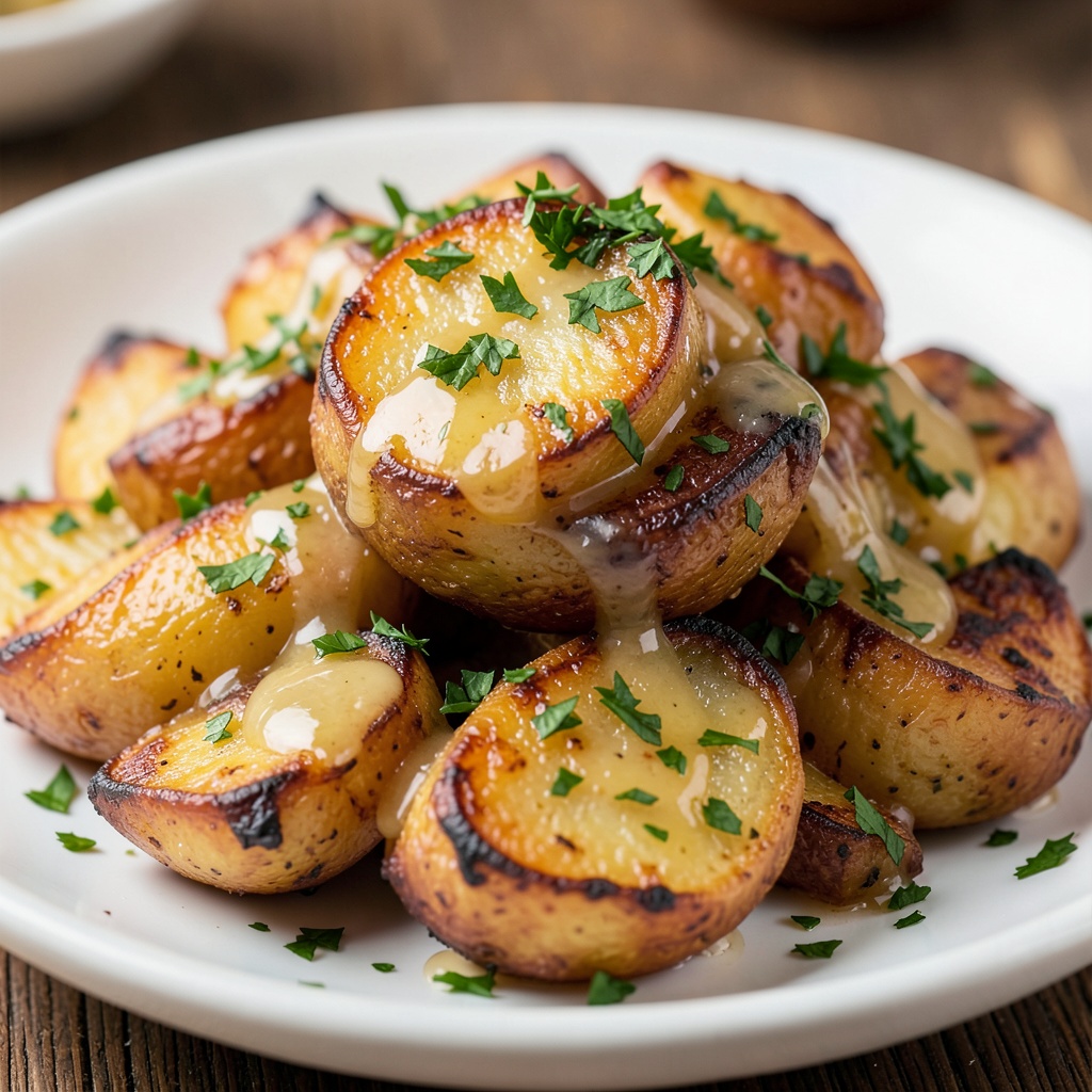 Garlic Butter Roasted Potatoes