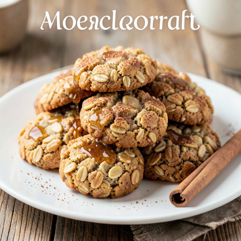 Simple Honey Cinnamon Oat Cookies