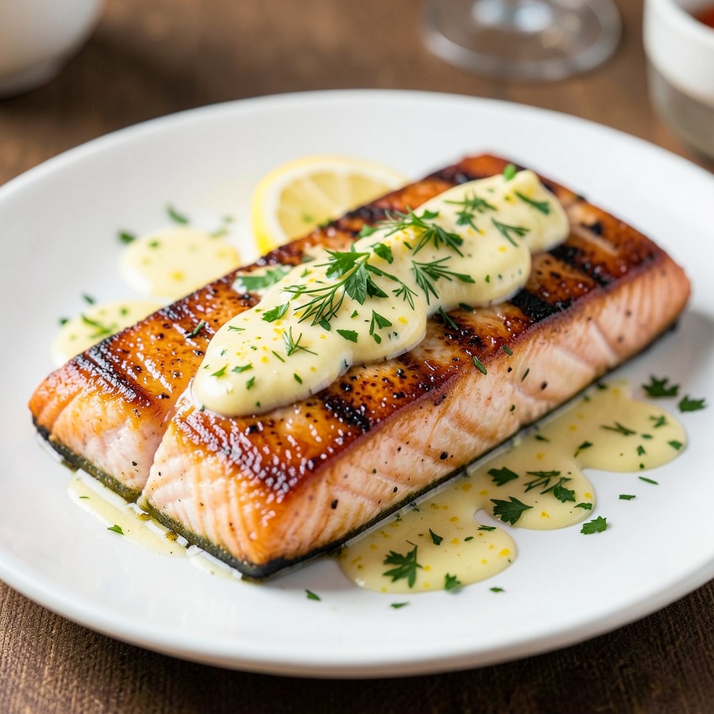 Lemon Herb Pan-Seared Salmon
