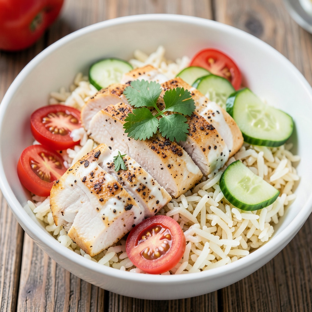 Spiced Yogurt Chicken Bowl