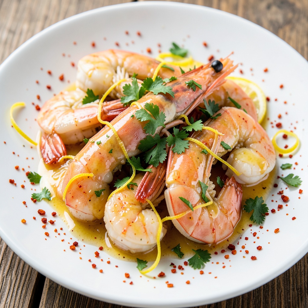 Garlic Butter Shrimp with Lemon Zest