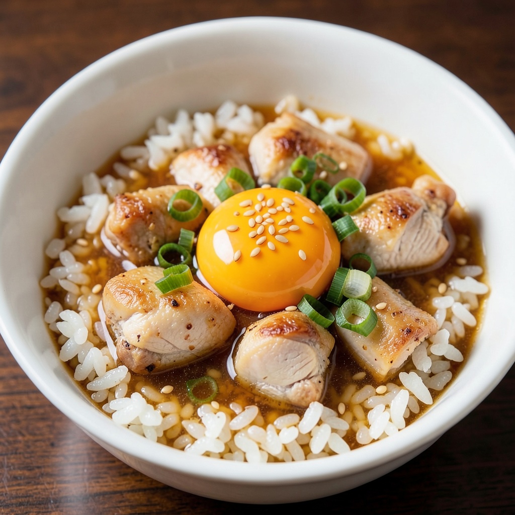 Japanese Chicken Tamago Kake Gohan