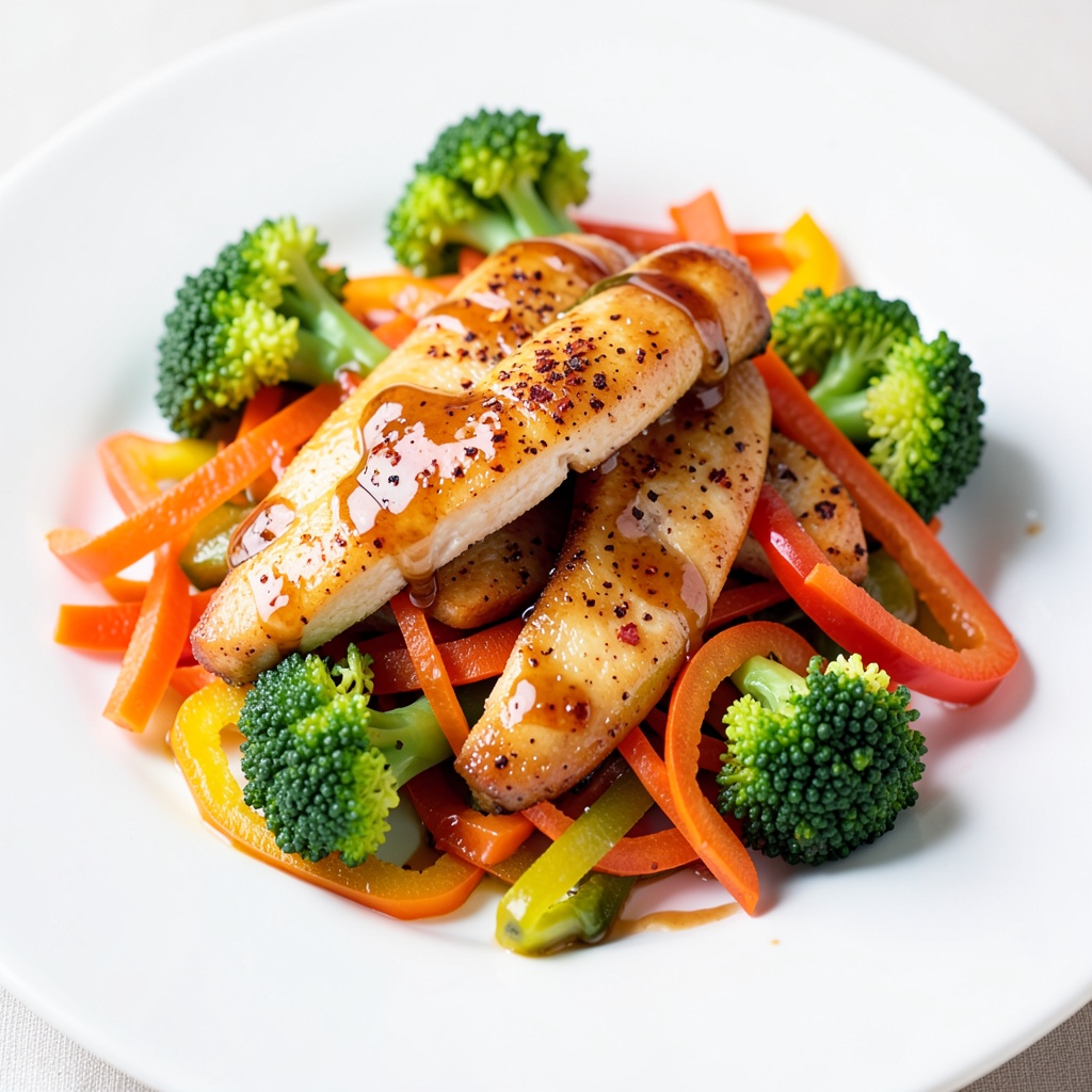 Quick Comfort Chicken and Veggie Stir-Fry