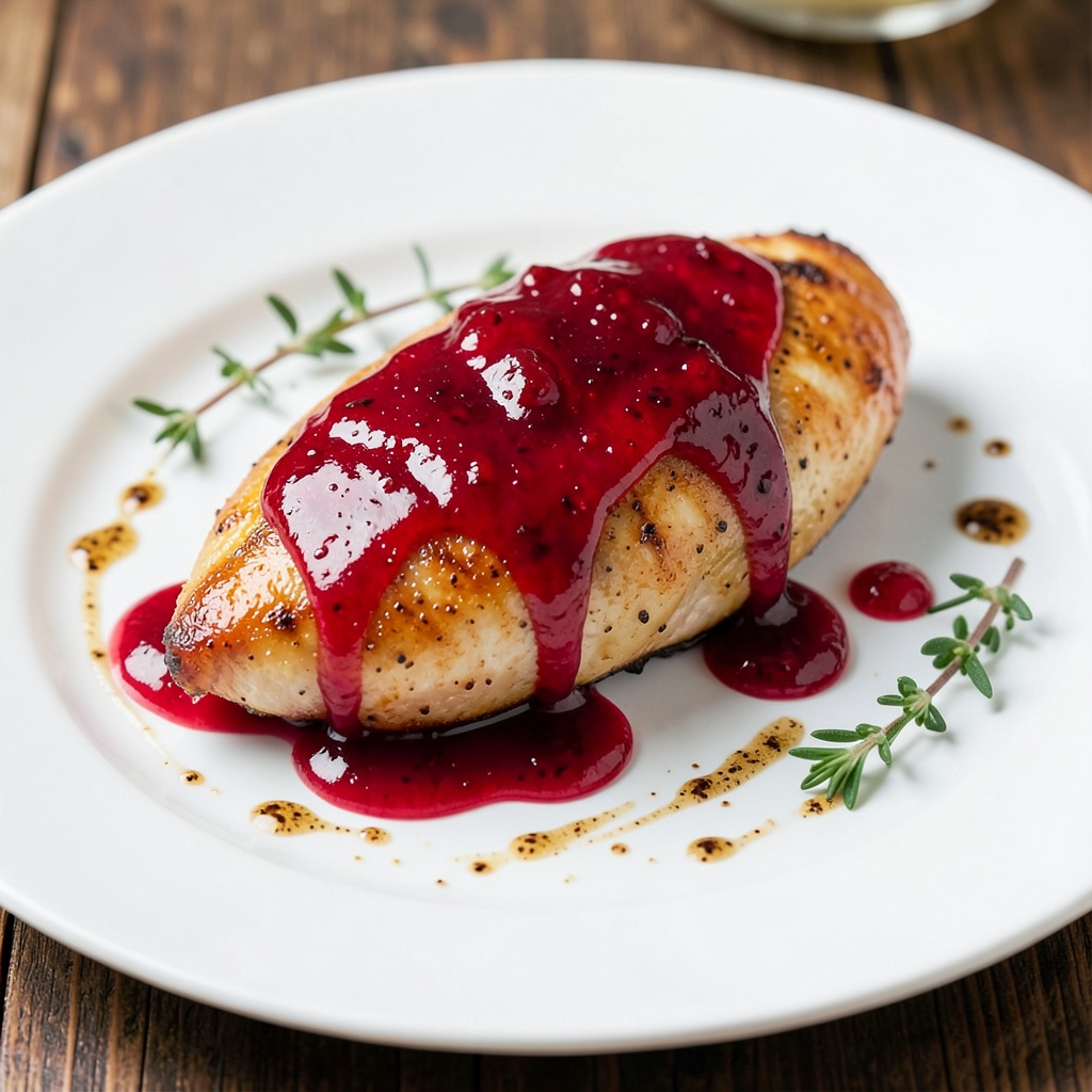 Savory Chicken and Jelly Glaze