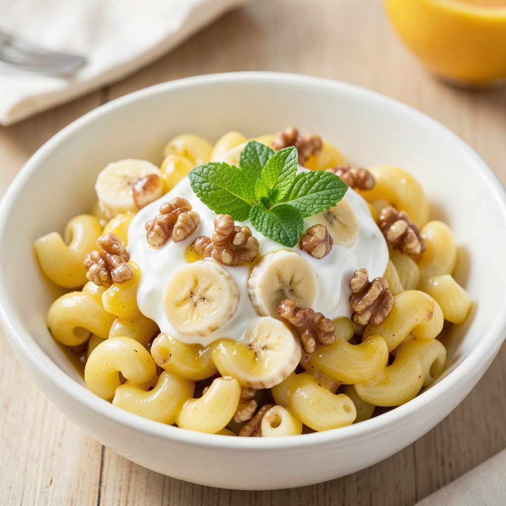 Tropical Macaroni Banana Salad