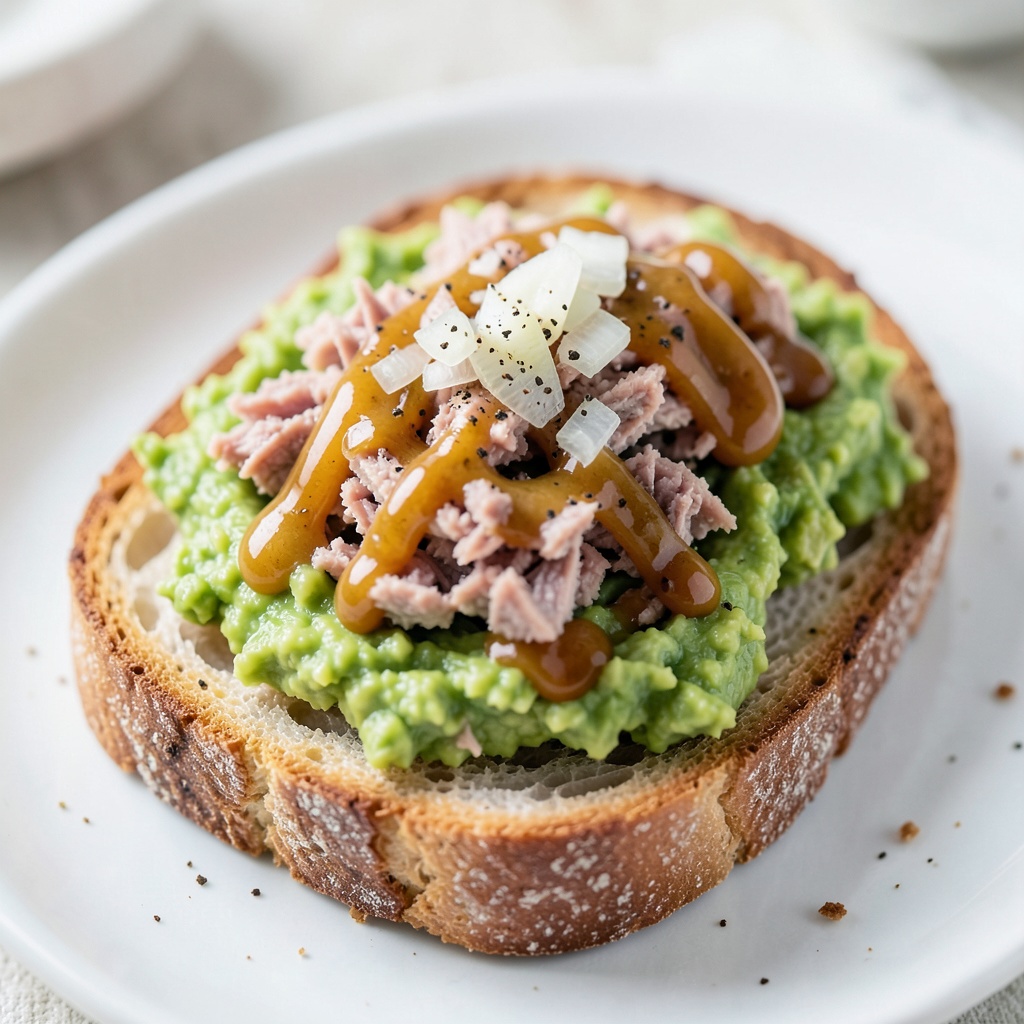 Creamy Tuna and Avocado Toast